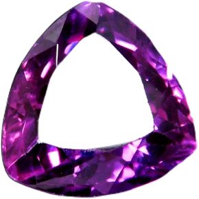 8.70 Ct Natural CERTIFIED TANZANITE Loose Gemstone Purple Trillion Cut Ring Size in Kuwait