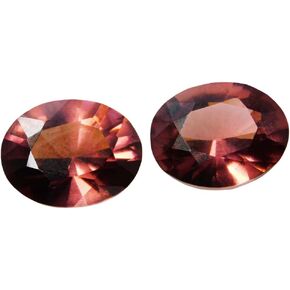 Natural Sapphire Padparadscha Oval Shape 20 Ct CERTIFIED Loose Gemstone Pair in Kuwait