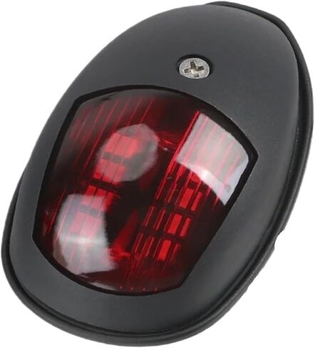 2 قطعة LED أضواء الملاحة مقاوم للماء البحرية السبر ضوء الملاحة ضوء الأحمر والأخضر أضواء بحرية للسفن 10-30 فولت (أسود) in Kuwait