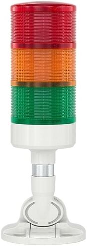 Tower Signal Light Stackable 1 5 Level Industrial Stack Light with Buzzer 12V 24V 220V Multi Colour Flashing Continuous(Clr-3L-Sound-220V) in Kuwait