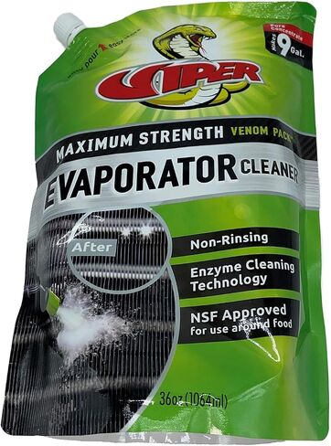 Refrigeration Technologies Viper Maximum Strength Venom Pack Evaporator Cleaner 36 fl oz RT320V Pure Concentrate Coil Cleaner perfect for Viper Foam Jet Sprayer 2-in-1 Hand Pressure Sprayer RT301S (1) in Kuwait
