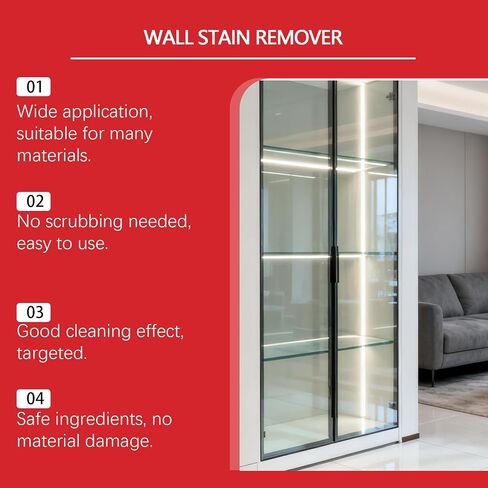 355ml Wall Stain Remover Spray, Helps Remove Stubborn Stains, No Scrubbing Needed for Walls & Tiles in Kuwait