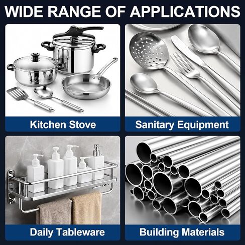 Stainless Steel Test Liquid, Stainless Steel Test Solution, Rapid Tableware with Analysis Solution, Quick Identifier Liquid for 201, 301, 304, 316 Grades (2Pcs) in Kuwait