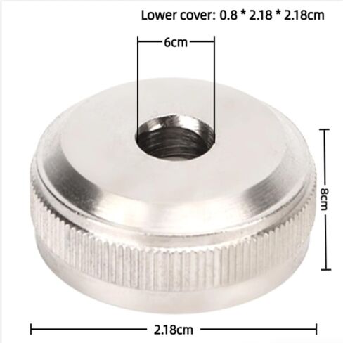 3Pcs Trumpet Valve Buttons - Silver Metal Finger Buttons Screw Piston for Trumpet Replacement(Bottom) in Kuwait