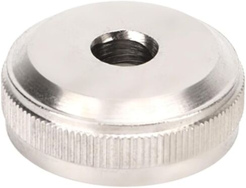3Pcs Trumpet Valve Buttons - Silver Metal Finger Buttons Screw Piston for Trumpet Replacement(Bottom) in Kuwait