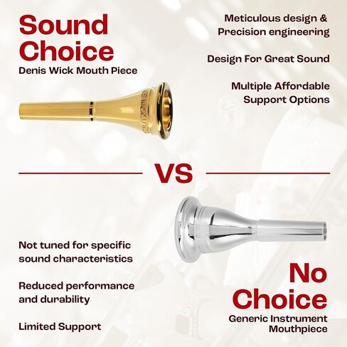 Denis Wick DW4885-7 Gold-plated French Horn Mouthpiece in Kuwait