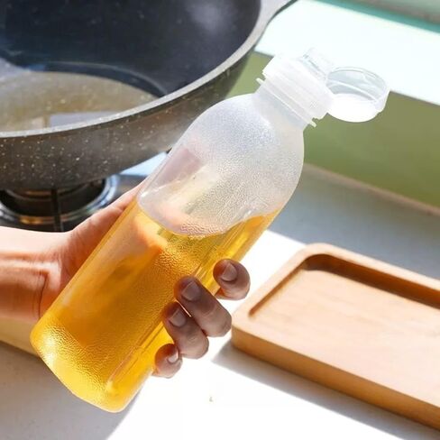 بخاخ زيت توابل مانع للتسرب للمطبخ، موزع بلاستيكي شفاف خفيف 10 أونصة، مناسب للزيت والعسل والصلصة (قطعة واحدة) in Kuwait