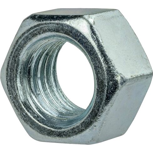 2"-4-1/2 Finished Hex Nuts, Grade 2 Steel, Electro Zinc Plated Clear Finish, Quantity 1 By Fastenere in Kuwait