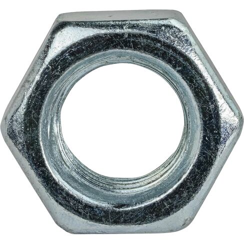 2"-4-1/2 Finished Hex Nuts, Grade 2 Steel, Electro Zinc Plated Clear Finish, Quantity 1 By Fastenere in Kuwait