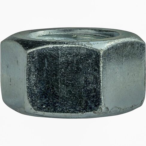 2"-4-1/2 Finished Hex Nuts, Grade 2 Steel, Electro Zinc Plated Clear Finish, Quantity 1 By Fastenere in Kuwait