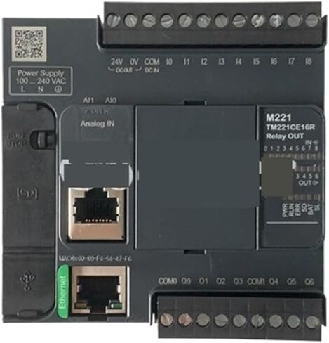 1PCS M221 Series Programmable Controller TM221C16T TM221CE16T TM221C16R TM221CE16R TM221C16U TM221CE16U(Tm221c16u) in Kuwait