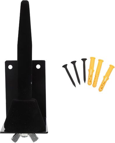 Cabilock Flute Clarinet Wall Mount Holder Black Iron Art Flute Rack Display Stand for Musical Instruments in Saudi Arabia