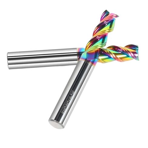 3 Flutes Aluminum Cutter Carbide Milling Cutter Tungsten End Mill Coating Teeth Aluminum Milling Tool Key Seater Router Bit(9X30X10X75) in Kuwait