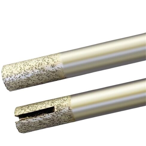2pcs Sintered Stone Diamond Router Bit Ball Nose Flat Head Engraving Cutter end Mill(10-20-90) in Kuwait
