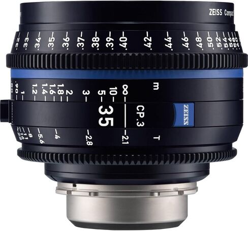 ZEISS Compact Prime CP.3 تنسيق كبير، تركيز يدوي، عدسة سينمائية كاملة الإطار، 18 مم T2.9، حامل EF in Kuwait