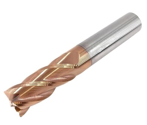 55 Tungsten Steel Milling Cutter, Four-Blade Coating End Milling Cutter, Flat-Bottom Milling Cutter Tool(2.5x8x4x50) in Kuwait