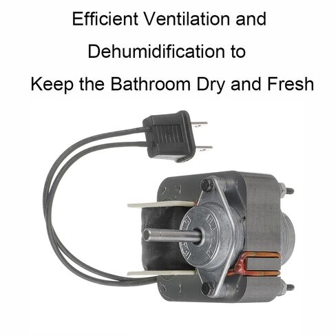 Bathroom Vent Fan Motor Replacement YJF6178 for Nautilus & Broan Bath Fans (Fits 671 655 678 679 N678), 70CFM Powerful Ventilation, Durable Plastic & Metal Exhaust Fan Motor Kit in Kuwait