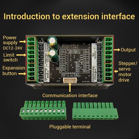 SMC05 Stepper Motor Driver Controller,Servo Motor Driver Integrated Board Forward/Reverse Pulse Speed Angle Control Module,Rotation Adjustment, Speed Regulation in Kuwait