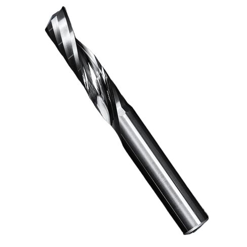 4/6mm Shank Single Flute End Mills Carbide Spiral Milling Cutter CNC Router Bit 3D Engraving Bit Woodworking Tool(6X17X50L) in Kuwait