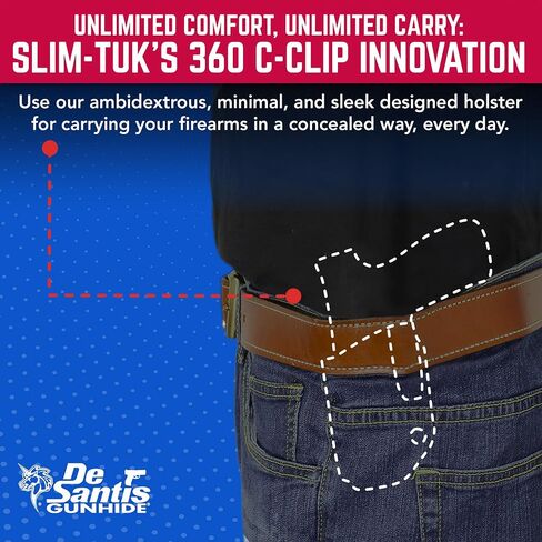 Desantis Slim-Tuk IWB Holster for Springfield Echelon - Optic Compatible in Saudi Arabia