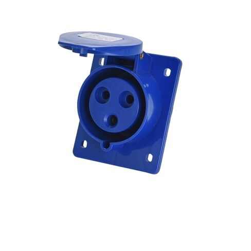 1pc Waterproof Industry Plug Set - 16A/32A Concealed Inclined Socket with 3/4/5 Cores for Industrial Use | 3p16a 013 Concealed 413 Set in Saudi Arabia
