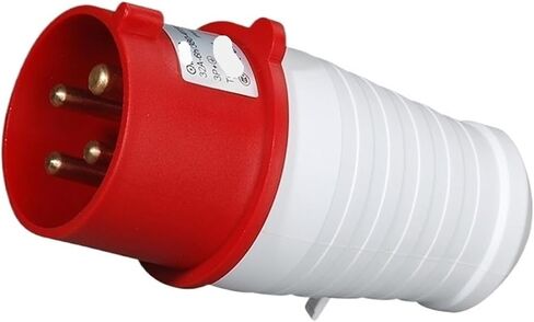 1pc Waterproof Industry Plug Set - 16A/32A Concealed Inclined Socket with 3/4/5 Cores for Industrial Use | 3p16a 013 Concealed 413 Set in Saudi Arabia