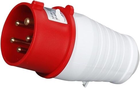 1pc Waterproof Industry Plug Set - 16A/32A Concealed Inclined Socket with 3/4/5 Cores for Industrial Use | 3p16a 013 Concealed 413 Set in Saudi Arabia