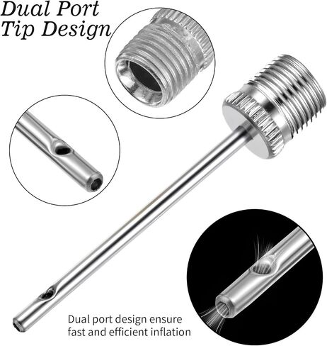 34 Pcs Bicycle Pump Needle, Ball Inflator Needles for Balls with Pump Needles, Universal Inflating Adapters for Bicycles, Sport Balls, Inflatables in Kuwait