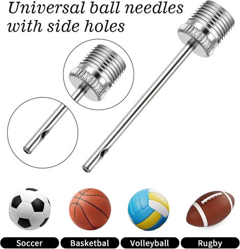 34 Pcs Bicycle Pump Needle, Ball Inflator Needles for Balls with Pump Needles, Universal Inflating Adapters for Bicycles, Sport Balls, Inflatables in Kuwait