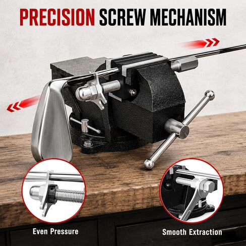 Golf Shaft Puller, Aluminum Golf Club Shaft Extractor for Golf Club Repair | Fits Steel & Graphite Clubs, 8.5/9.5/10.5mm Adjustable, Precision Screw, Kit with Wrench & Masking Tape in Kuwait