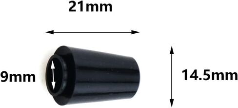 Heyous 25 قطعة 14.2x9.2x16 مللي متر أسود معدني جولف كم محول في الهواء الطلق الرياضة السهام معدات لإصلاح مهاوي نادي الغولف in Kuwait