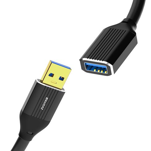 كابل تمديد نشط USB 3.0، بطول 50 قدم (15 مترًا) مع معزز الإشارة - نقل بيانات عالي السرعة 5 جيجابت في الثانية من ذكر إلى أنثى، سلك مكرر في الحائط متوافق مع سماعات الواقع الافتراضي والطابعة والقرص الصلب وإكس بوكس ​​والكمبيوتر الشخصي in Kuwait
