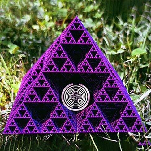2.5cm Mwo Polarizing Disk, Multi Wave Oscillator Pyramid, Water Energization & Harmonic Balancing, Eliminate Negative Energy, Suitable for Home Decoration, Desk Decoration, Meditation and Relaxation in Kuwait