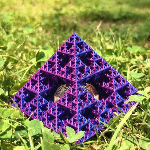 2.5cm Mwo Polarizing Disk, Multi Wave Oscillator Pyramid, Water Energization & Harmonic Balancing, Eliminate Negative Energy, Suitable for Home Decoration, Desk Decoration, Meditation and Relaxation in Kuwait