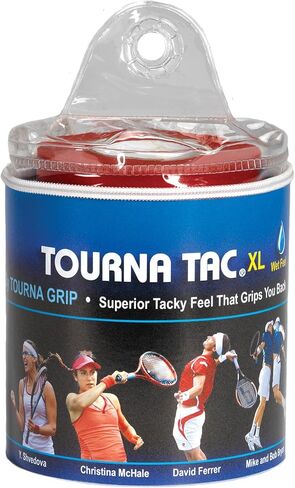 مقبض التنس Tourna Tac XL (أبيض) - 30 عبوة في عبوات متعددة (1 - 5 عبوات متوفرة) in Kuwait