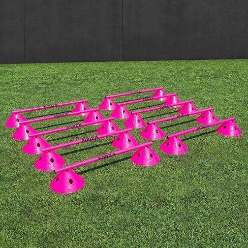 مجموعات تدريب FORZA Cone & Hurdle | قم بتحسين مهاراتك في السرعة وخفة الحركة - متوفر في 3 أنماط و8 ألوان in Kuwait