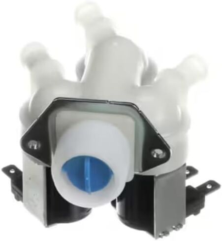 يناسب صمام الملف اللولبي Magic Chef FPE 101G 17438100000415 AC120V 8GEYT، مدخل الماء البارد، 3 ملفات، 120 فولت، 60 هرتز، غسالة لـ MCSCWD20B3، MCSCWD20W3، MCSCWD27W5 in Kuwait