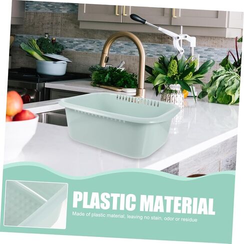 Portable Multi Use Plastic Wash Basin Capacity Face Sink for Home Salon Thickened Design for Stability for Soaking Feet Storing Cleaning Supplies in Kuwait