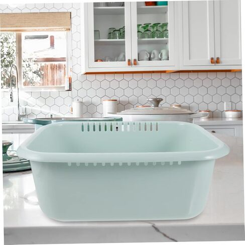 Portable Multi Use Plastic Wash Basin Capacity Face Sink for Home Salon Thickened Design for Stability for Soaking Feet Storing Cleaning Supplies in Kuwait