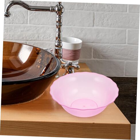 Professional Beauty Salon Wash Bowl Frosted Plastic Face Washing Basin Kitchen Sink Hand Wash Skincare Routine in Kuwait