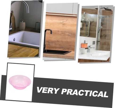 Professional Beauty Salon Wash Bowl Frosted Plastic Face Washing Basin Kitchen Sink Hand Wash Skincare Routine in Kuwait