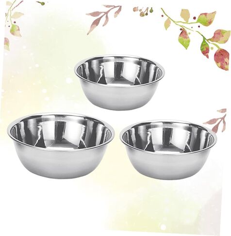 3PCS Stainless Steel Multipurpose Bowls Iodine Treatment Bowls for Home Salon and Lab Use Durable Easy to Clean in Kuwait