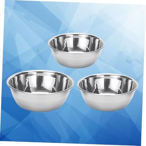 3PCS Stainless Steel Multipurpose Bowls Iodine Treatment Bowls for Home Salon and Lab Use Durable Easy to Clean in Kuwait