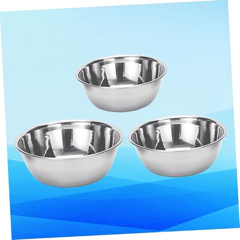 3PCS Stainless Steel Multipurpose Bowls Iodine Treatment Bowls for Home Salon and Lab Use Durable Easy to Clean in Kuwait