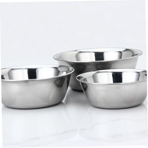 3PCS Stainless Steel Multipurpose Bowls Iodine Treatment Bowls for Home Salon and Lab Use Durable Easy to Clean in Kuwait