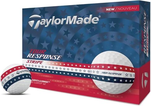 كرات الجولف TaylorMade Tour Response، محاذاة ClearPath محسنة 360 درجة، قلب ملفوف سريعًا للمسافة والشعور، عبوة من 12 قطعة in Saudi Arabia