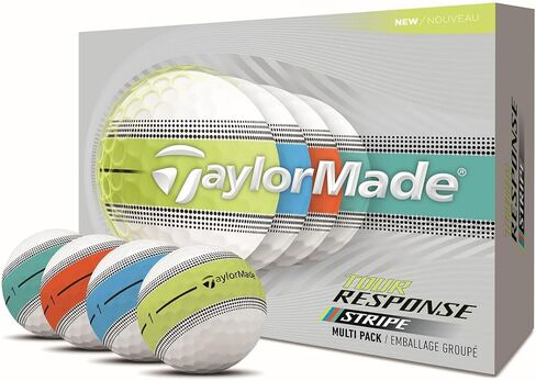 كرات الجولف TaylorMade Tour Response، محاذاة ClearPath محسنة 360 درجة، قلب ملفوف سريعًا للمسافة والشعور، عبوة من 12 قطعة in Kuwait
