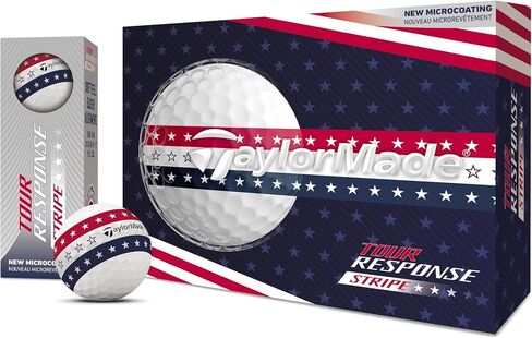 كرات الجولف TaylorMade Tour Response، محاذاة ClearPath محسنة 360 درجة، قلب ملفوف سريعًا للمسافة والشعور، عبوة من 12 قطعة in Kuwait
