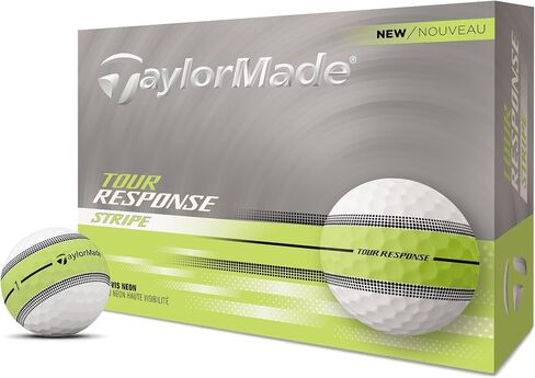 كرات الجولف TaylorMade Tour Response، محاذاة ClearPath محسنة 360 درجة، قلب ملفوف سريعًا للمسافة والشعور، عبوة من 12 قطعة in Kuwait