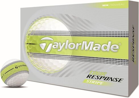 كرات الجولف TaylorMade Tour Response، محاذاة ClearPath محسنة 360 درجة، قلب ملفوف سريعًا للمسافة والشعور، عبوة من 12 قطعة in Kuwait